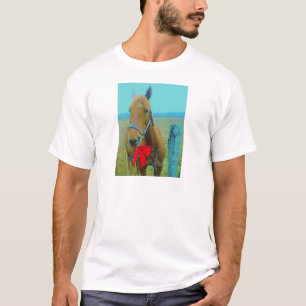 T-shirt Cheval de Noël rétro