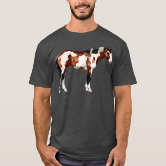 T-shirt Cheval de peinture Tovero Pinto de Brown Bay