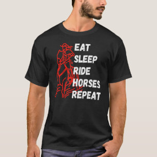 T-shirt Cheval de répétition équestre