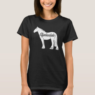 T-shirt Cheval de trait Clydesdale Cheval à punir Équitati