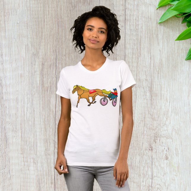 T-shirt Cheval de trot et conducteur (Créateur téléchargé)