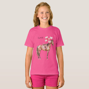 T-shirt Cheval des ballons roses de l'Ouest