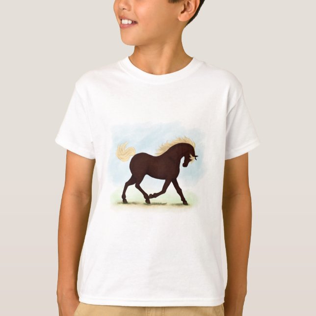 T-shirt Cheval des Rocheuses (Devant)