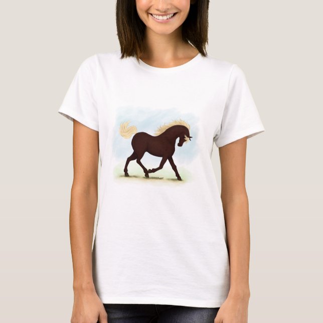 T-shirt Cheval des Rocheuses (Devant)