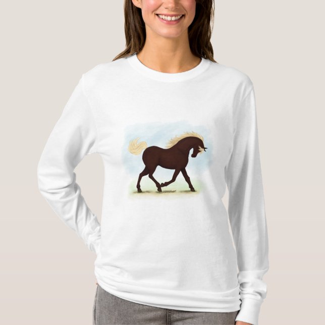 T-shirt Cheval des Rocheuses (Devant)