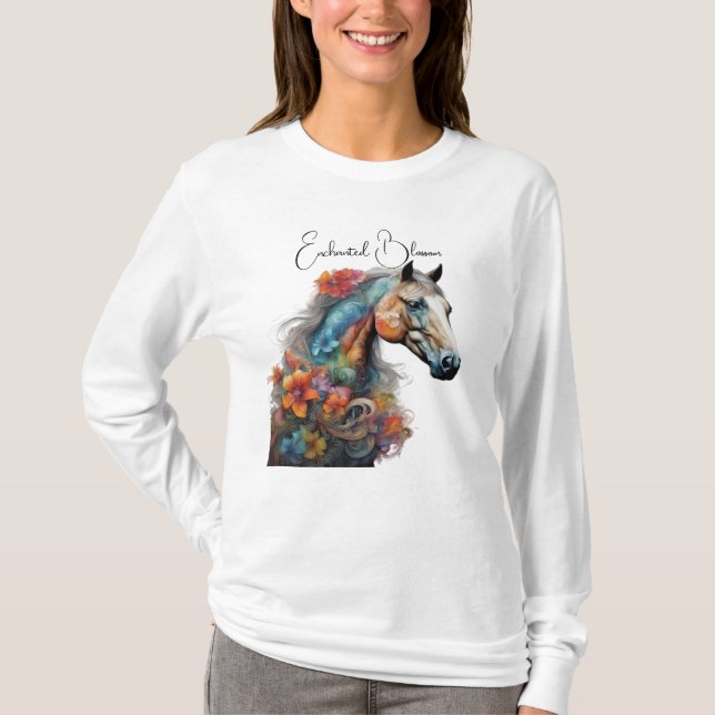 T-shirt Cheval d'Imaginaire vibrant (Devant)