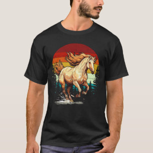 T-shirt Cheval Drôle Équitation Hennissement Ferme Animal 