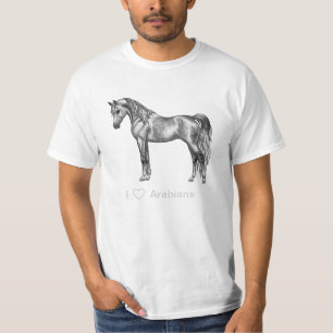 T-shirt Cheval égyptien égyptien Dappy Grey
