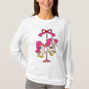 T-shirt Cheval en cheval de carrousel.PNG