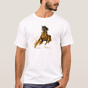 T-shirt Cheval en course