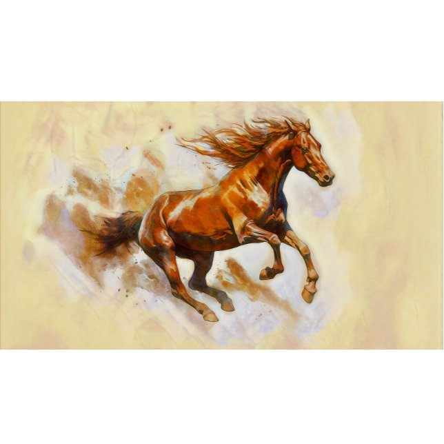 T-shirt Cheval en course (Créateur téléchargé)