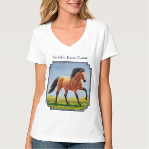 T-shirt Cheval en peau de boule sauvage