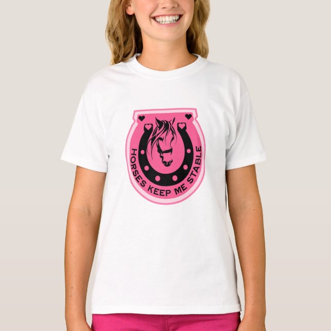 T-shirt Cheval équestre (Devant)