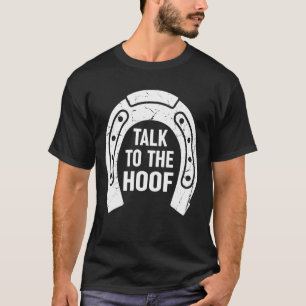 T-shirt Cheval équestre de pied géant Clydesdale Parlez à