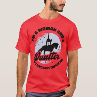 T-shirt Cheval Equestre Voûte Vaulter Équitation