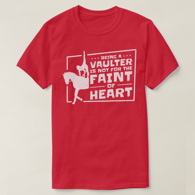 T-shirt Cheval Equestre Voûte Vaulter Équitation (Design devant)