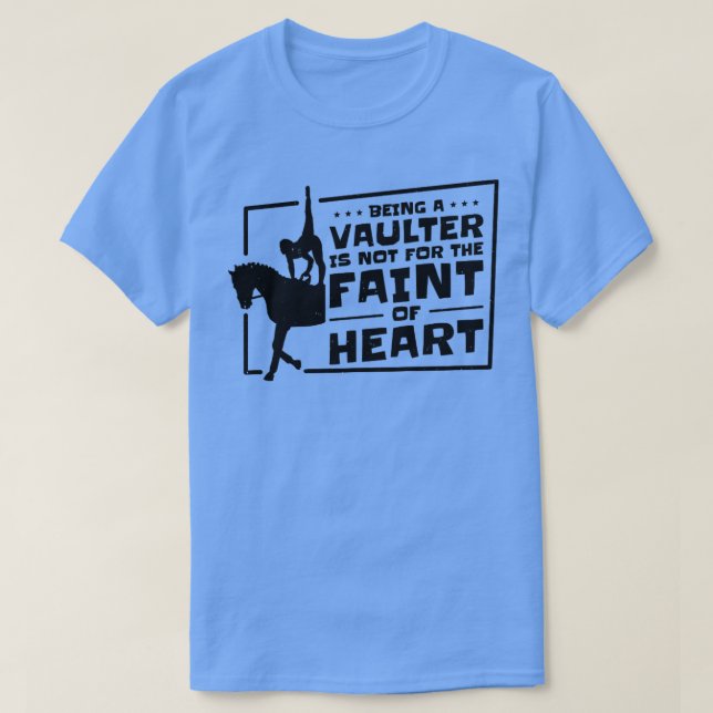 T-shirt Cheval Equestre Voûte Vaulter Équitation (Design devant)