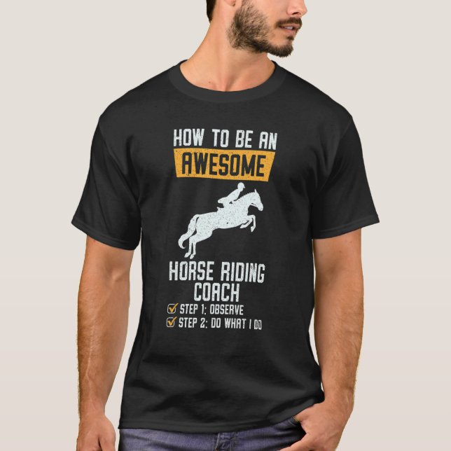 T-shirt Cheval Equestre Voûte Vaulter Équitation (Devant)