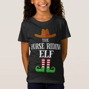 T-Shirt Cheval équitation Elfe jumelage famille Pyjama de