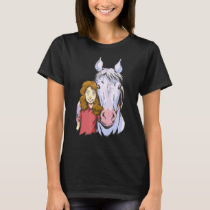 T-shirt Cheval équitation fille femme cavalier