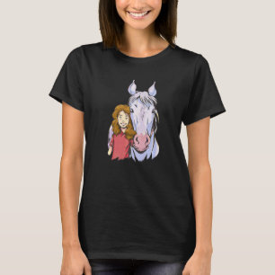 T-shirt Cheval équitation fille femme cavalier chevaux Pre