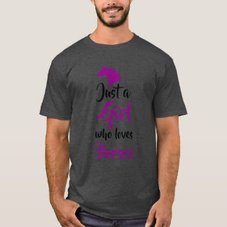 T-shirt Cheval équitation Love retro