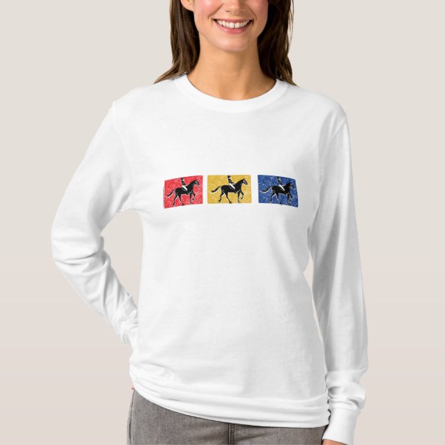 T-shirt Cheval et cavalier (Devant)