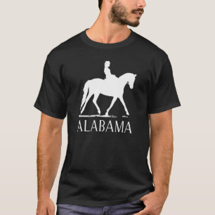 T-shirt Cheval et cavalier de dressage Alabama