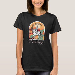 T-shirt Cheval et cavalier de dressage en Arizona avec pay
