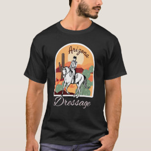 T-shirt Cheval et cavalier de dressage en Arizona avec pay