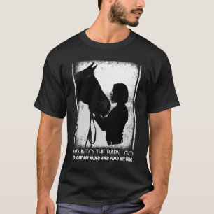 T-shirt Cheval Et Dans L'Écorce Je Vais Perdre L'Esprit