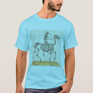 T-shirt Cheval et squelette de cavalier