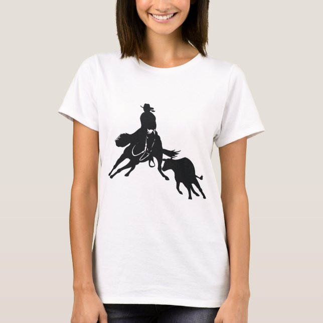 T-shirt Cheval et vache de coupe (Devant)