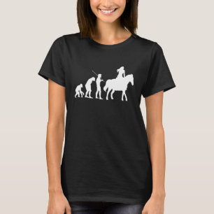 T-shirt Cheval Évolution Cheval Équitation