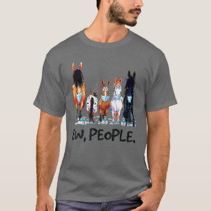 T-shirt Cheval Ew Personnes Drôle Cheval Amoureux des anim