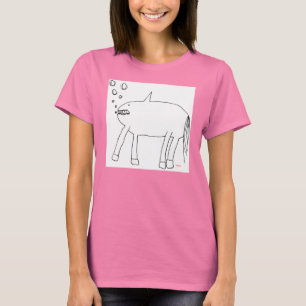 T-shirt Cheval extraordinaire du requin du chat
