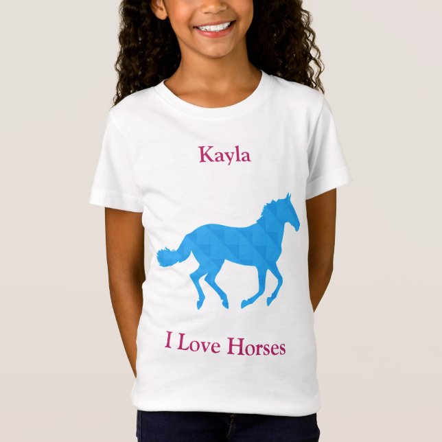 T-Shirt Cheval fille (Devant)