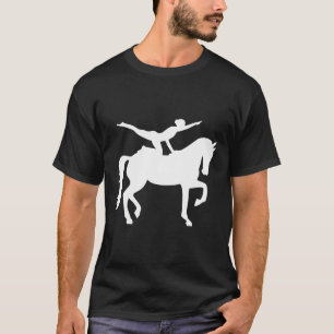 T-shirt Cheval fille voûte
