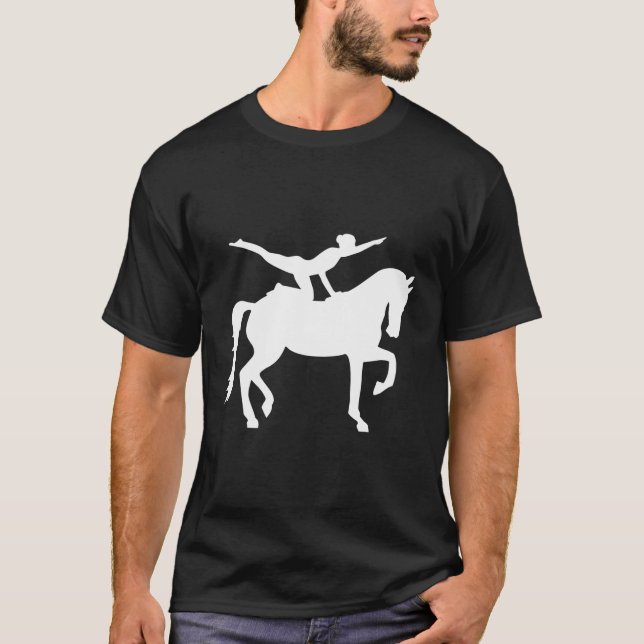 T-shirt Cheval fille voûte (Devant)