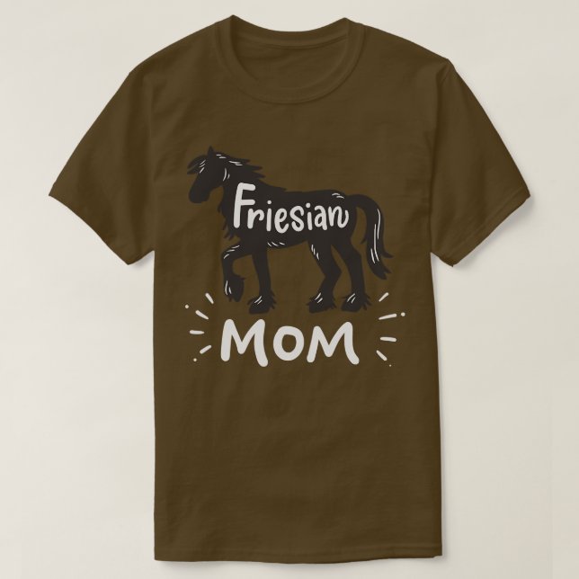 T-shirt Cheval friésien (Design devant)