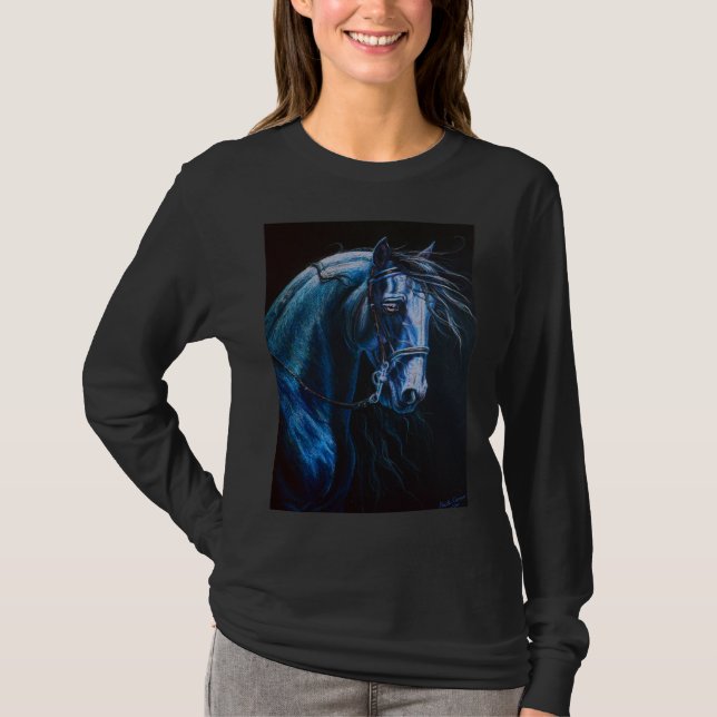 T-shirt Cheval frison (Devant)