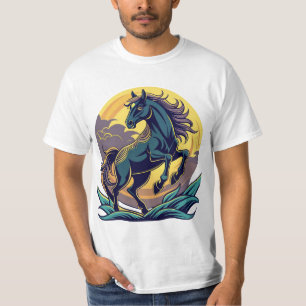 T-shirt cheval galopant