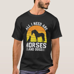 T-shirt Cheval Garçons, Filles, Hommes & Femmes Qui Aiment