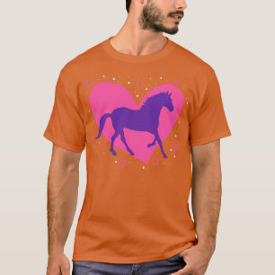 T-shirt Cheval Girl équitation équitation Equestre Horse L
