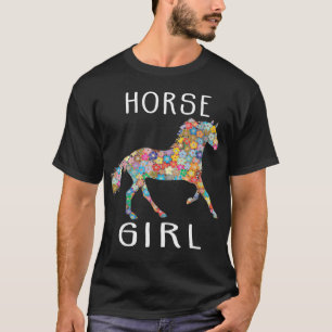 T-shirt Cheval GirlHorse équitation entraînement Chevaux C