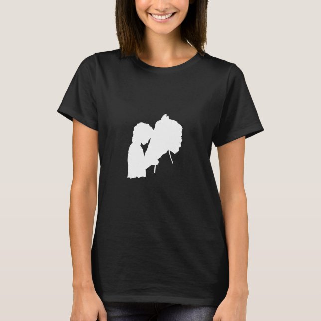 T-shirt Cheval Girls Paddock équitation (Devant)