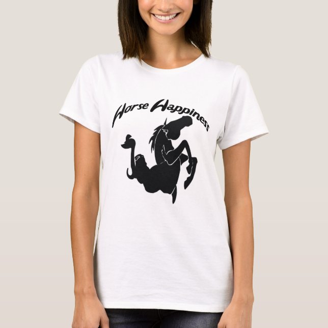T-shirt Cheval heureux (Devant)