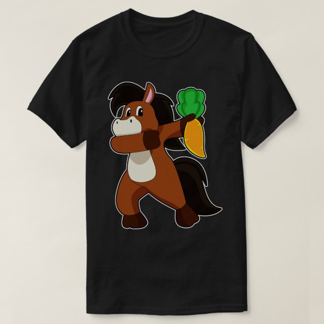 T-shirt Cheval Hip hop Dance Dab (Design devant)