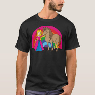 T-shirt Cheval humour mustang 