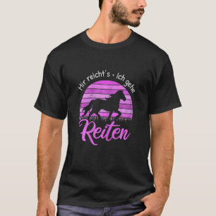 T-shirt Cheval islandais Ich Gehe Riten Tölt N de Mir Reic